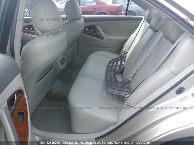 4T1BK46K98U057722 - 2008 TOYOTA CAMRY LE/XLE/SE 棕色 照片 8