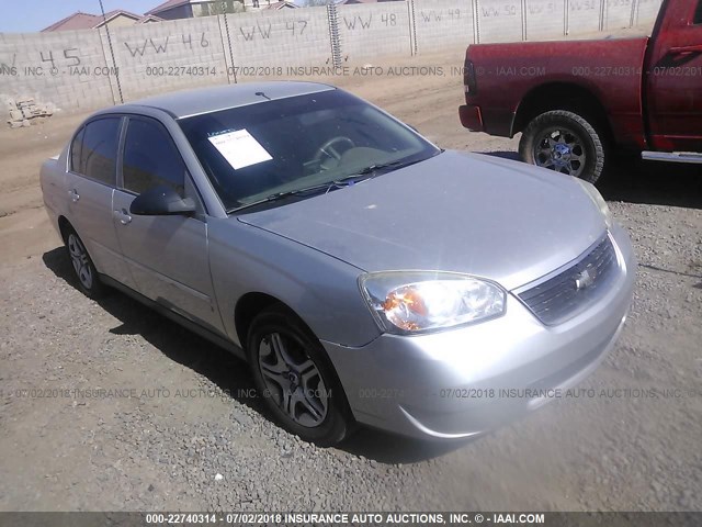 1G1ZS51846F102693 - 2006 CHEVROLET MALIBU LS SILVER photo 1