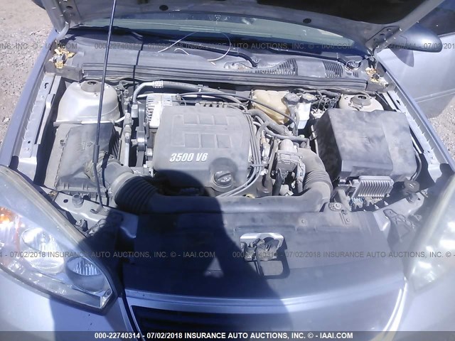 1G1ZS51846F102693 - 2006 CHEVROLET MALIBU LS SILVER photo 10
