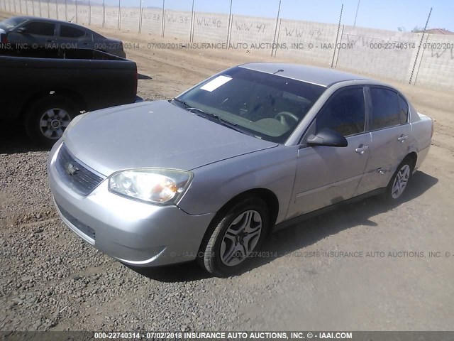 1G1ZS51846F102693 - 2006 CHEVROLET MALIBU LS SILVER photo 2