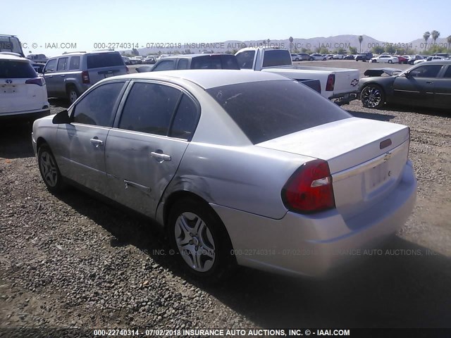 1G1ZS51846F102693 - 2006 CHEVROLET MALIBU LS SILVER photo 3