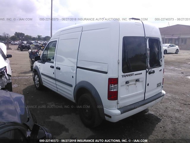 NM0LS7DN2BT070667 - 2011 FORD TRANSIT CONNECT  WHITE photo 3