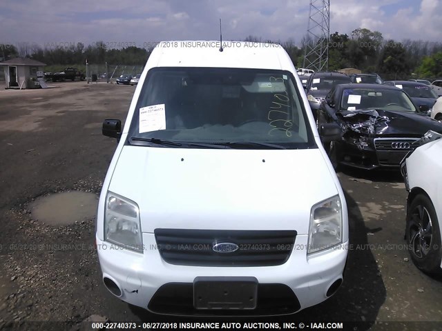 NM0LS7DN2BT070667 - 2011 FORD TRANSIT CONNECT  WHITE photo 6