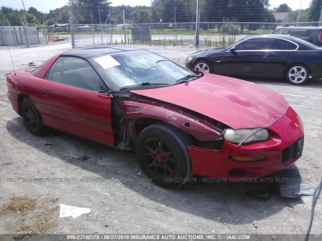 2G1FP22K812134621 - 2001 CHEVROLET CAMARO RED photo 1