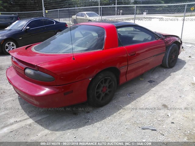 2G1FP22K812134621 - 2001 CHEVROLET CAMARO Կարմիր լուսանկար 4
