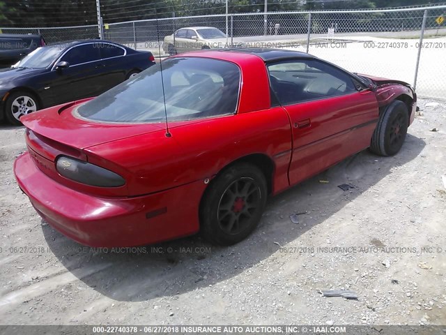 2G1FP22K812134621 - 2001 CHEVROLET CAMARO RED photo 4