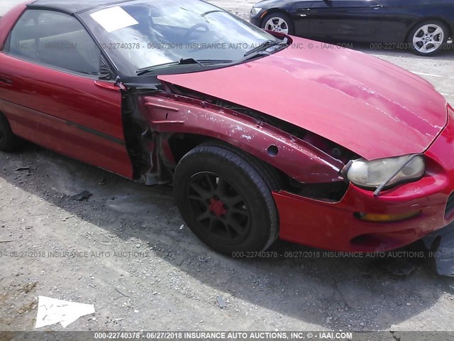 2G1FP22K812134621 - 2001 CHEVROLET CAMARO RED photo 6