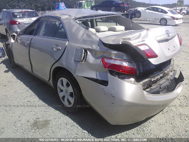 4T1BE46K27U517051 - 2007 TOYOTA CAMRY NEW GENERAT CE/LE/XLE/SE GOLD photo 3