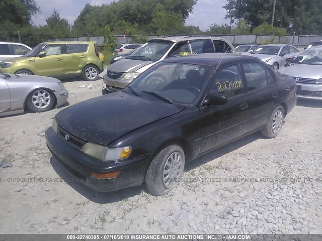 1NXAE09B3RZ221748 - 1994 TOYOTA COROLLA LE/DX შავი ფოტო 2