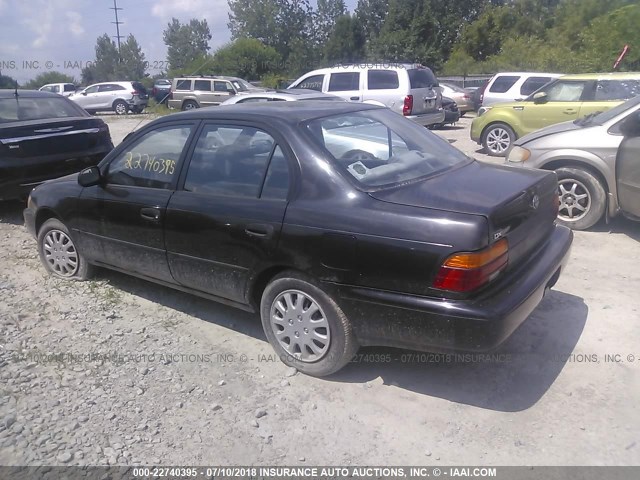 1NXAE09B3RZ221748 - 1994 TOYOTA COROLLA LE/DX შავი ფოტო 3