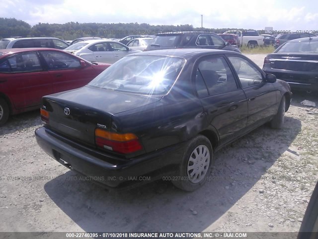 1NXAE09B3RZ221748 - 1994 TOYOTA COROLLA LE/DX შავი ფოტო 4