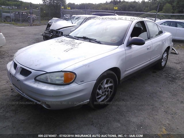 1G2NF52E04M542082 - 2004 PONTIAC GRAND AM SE1 SILVER photo 2