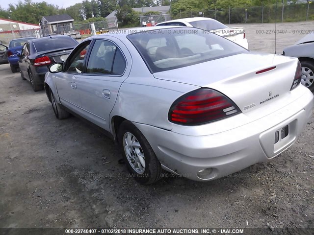 1G2NF52E04M542082 - 2004 PONTIAC GRAND AM SE1 SILVER photo 3