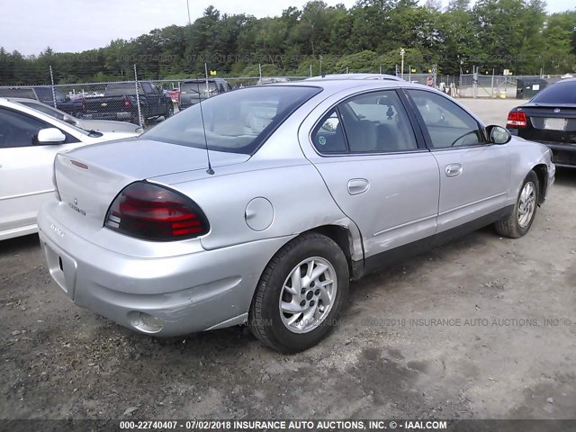 1G2NF52E04M542082 - 2004 PONTIAC GRAND AM SE1 SILVER photo 4