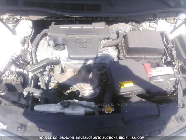 4T4BF1FK1CR244633 - 2012 TOYOTA CAMRY SE/LE/XLE თეთრი ფოტო 10