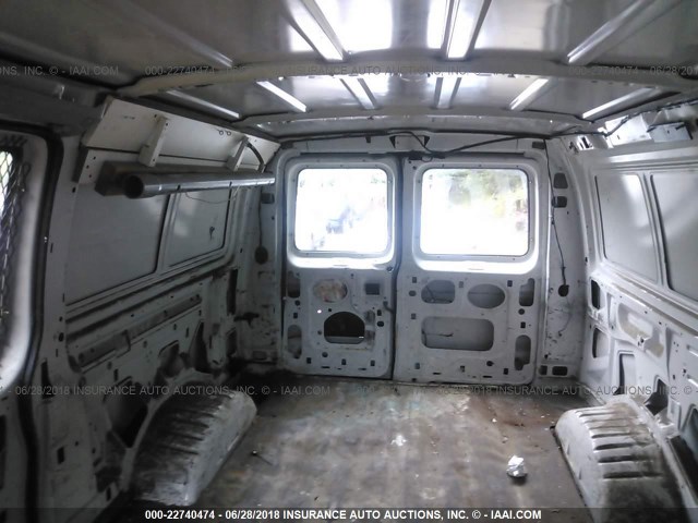 1FTNE24273HB75253 - 2003 FORD ECONOLINE E250 VAN WHITE photo 8