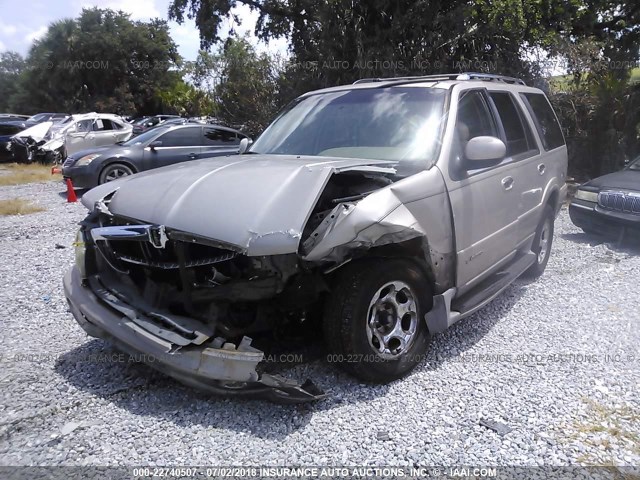 5LMEU27R61LJ25328 - 2001 LINCOLN NAVIGATOR Marron photo 2