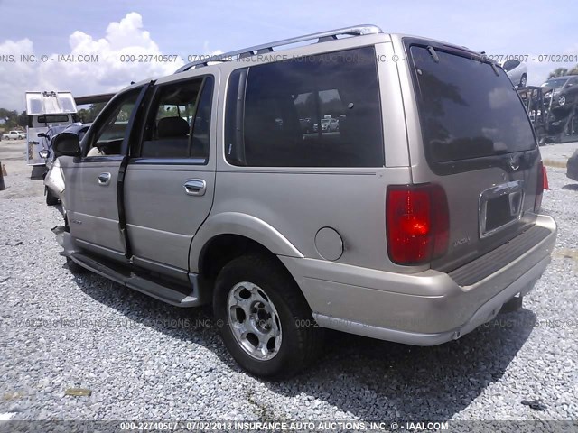 5LMEU27R61LJ25328 - 2001 LINCOLN NAVIGATOR Marron photo 3
