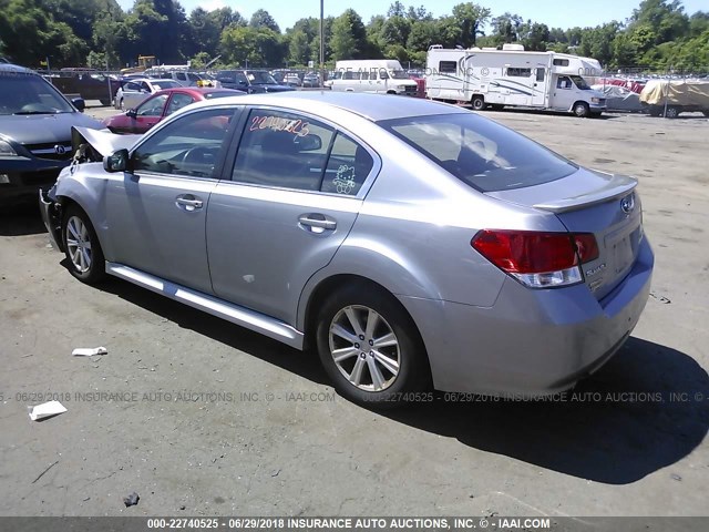 4S3BMBG68A3245986 - 2010 SUBARU LEGACY 2.5I PREMIUM GRAY photo 3