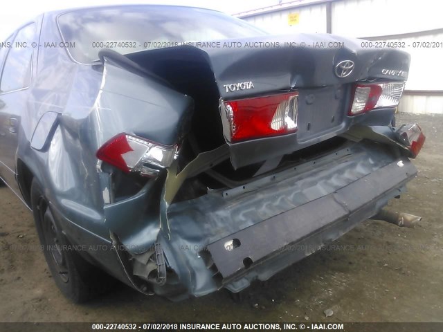 JT2BG22K8Y0462972 - 2000 TOYOTA CAMRY CE/LE/XLE ღია ლურჯი ფოტო 6