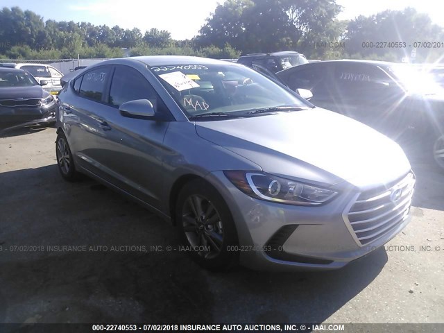 5NPD84LF9HH091589 - 2017 HYUNDAI ELANTRA SE/VALUE/LIMITED SILVER photo 1