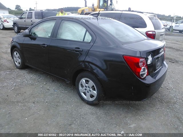 1G1JA5SG5D4227037 - 2013 CHEVROLET SONIC LS 黑色 照片 3