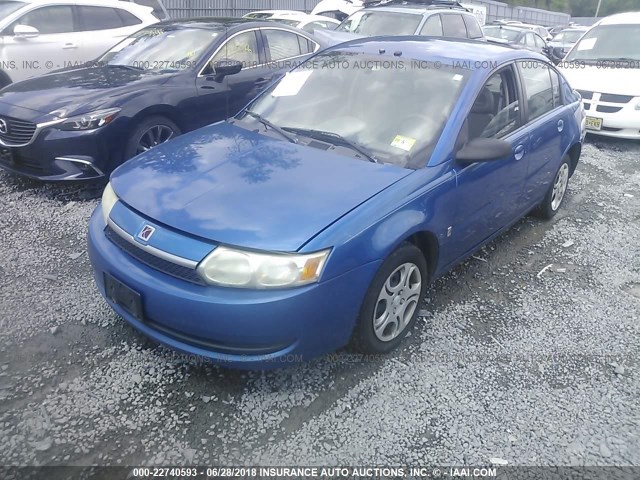 1G8AJ52F44Z200519 - 2004 SATURN ION LEVEL 2 Mavi foto 2