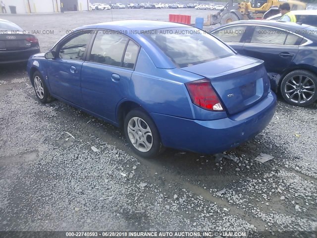 1G8AJ52F44Z200519 - 2004 SATURN ION LEVEL 2 Mavi foto 3