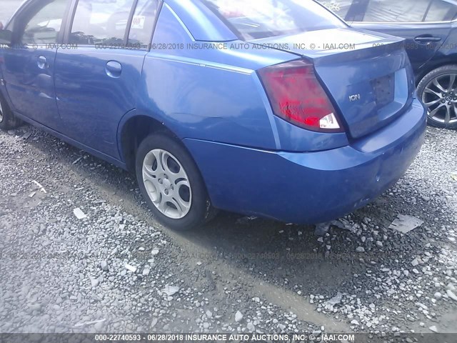 1G8AJ52F44Z200519 - 2004 SATURN ION LEVEL 2 Mavi foto 6