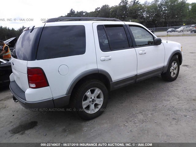 1FMZU83W04ZA93478 - 2004 FORD EXPLORER XLT/XLT SPORT WHITE photo 4