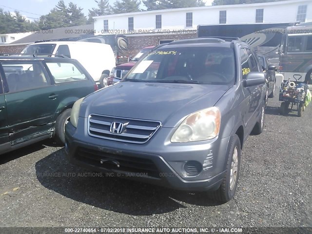 SHSRD78925U334281 - 2005 HONDA CR-V SE/EX GRAY photo 6