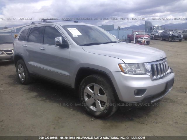 1J4RR5GGXBC719362 - 2011 JEEP GRAND CHEROKEE LIMITED SILVER photo 1