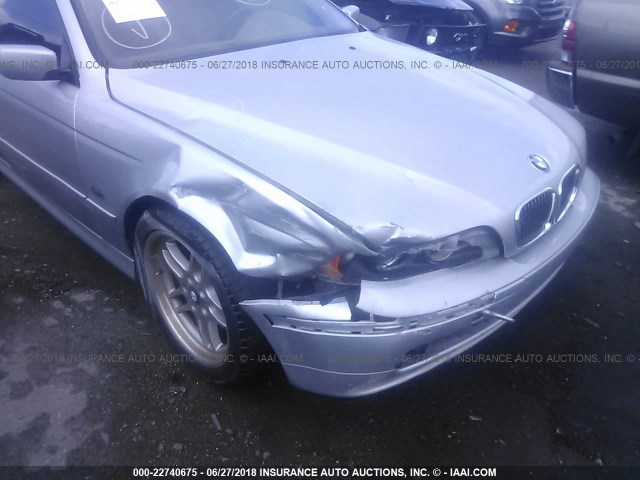 WBADN53461GC96567 - 2001 BMW 540 I SILVER photo 6