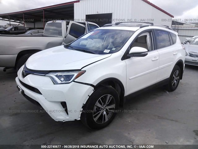 JTMWFREV3JJ732362 - 2018 TOYOTA RAV4 ADVENTURE/XLE 白色 照片 2