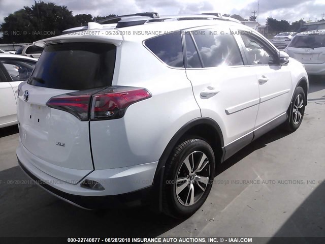 JTMWFREV3JJ732362 - 2018 TOYOTA RAV4 ADVENTURE/XLE 白色 照片 4
