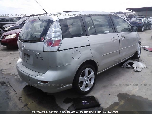 JM1CR293360113221 - 2006 MAZDA 5 SILVER photo 4