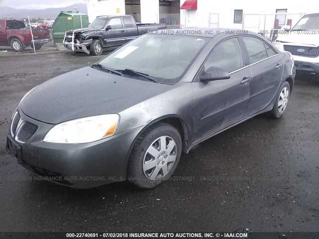 1G2ZG528254122060 - 2005 PONTIAC G6 GRAY photo 2