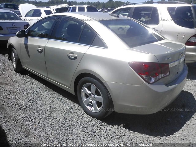 1G1PE5SB3G7220786 - 2016 CHEVROLET CRUZE LIMITED LT GOLD photo 3