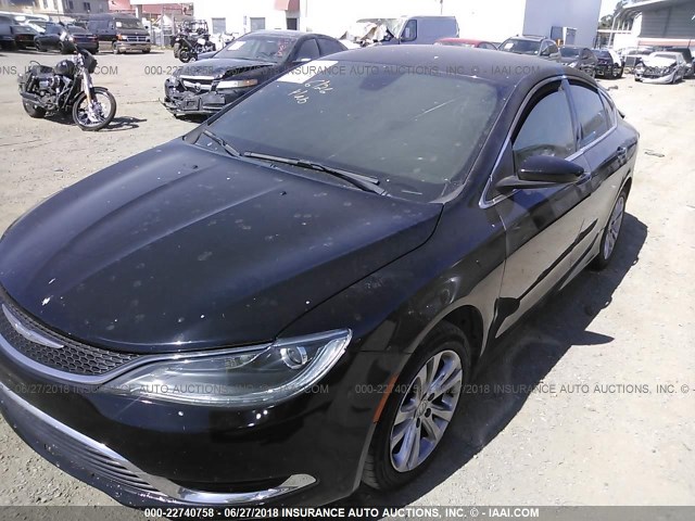 1C3CCCAB5FN744053 - 2015 CHRYSLER 200 LIMITED 黑色 照片 2