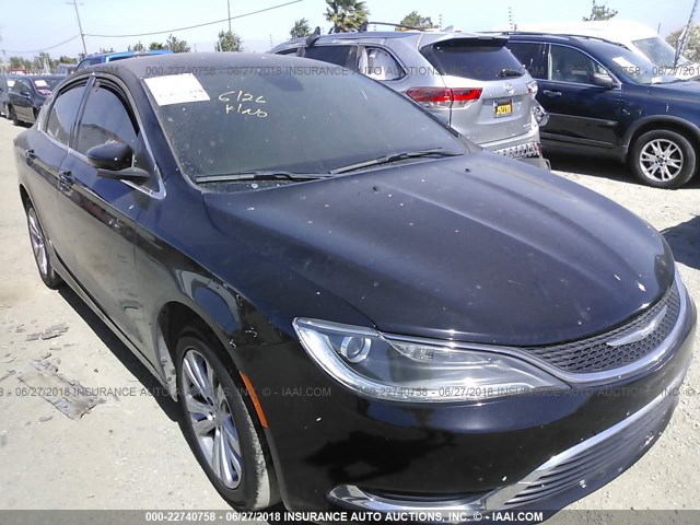 1C3CCCAB5FN744053 - 2015 CHRYSLER 200 LIMITED 黑色 照片 6