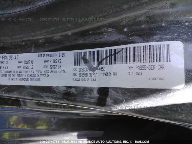 1C3CCCAB5FN744053 - 2015 CHRYSLER 200 LIMITED 黑色 照片 9