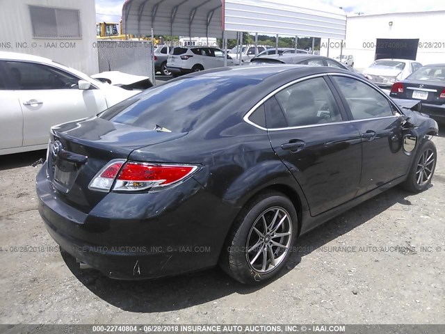 1YVHZ8BH1D5M04163 - 2013 MAZDA 6 SPORT GRAY photo 4