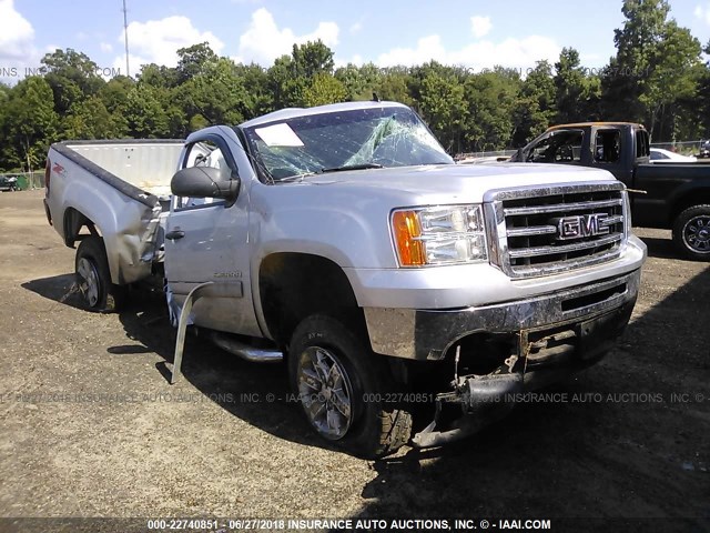 3GTP2VE74DG305353 - 2013 GMC SIERRA K1500 SLE SILVER photo 1