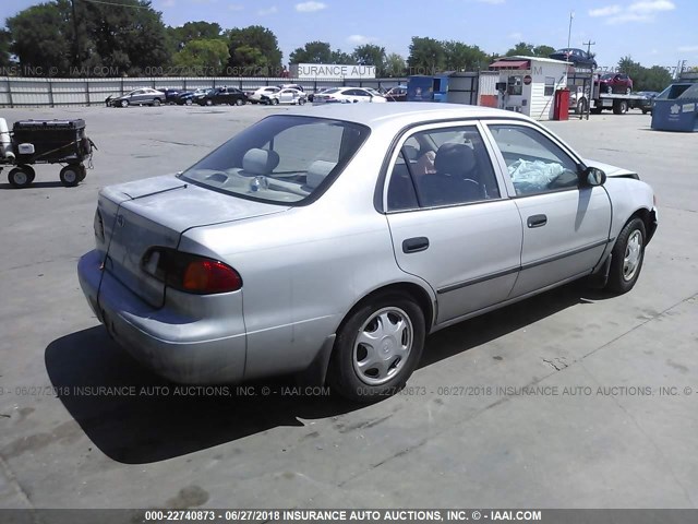 1NXBR12E0XZ290512 - 1999 TOYOTA COROLLA VE/CE/LE 灰色 照片 4