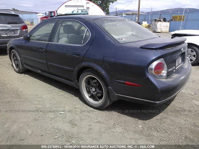 JN1DA31A03T428387 - 2003 NISSAN MAXIMA GLE/SE BLUE photo 3