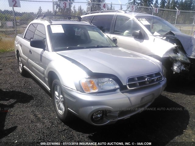 4S4BT62C237113613 - 2003 SUBARU BAJA SPORT SILVER photo 1