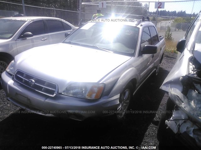 4S4BT62C237113613 - 2003 SUBARU BAJA SPORT SILVER photo 2