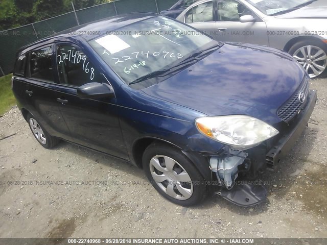 2T1KR32E06C582169 - 2006 TOYOTA COROLLA MATRIX XR BLUE photo 1