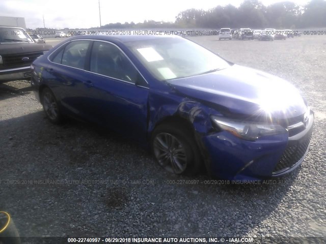 4T1BF1FKXGU508514 - 2016 TOYOTA CAMRY LE/XLE/SE/XSE PURPLE photo 1