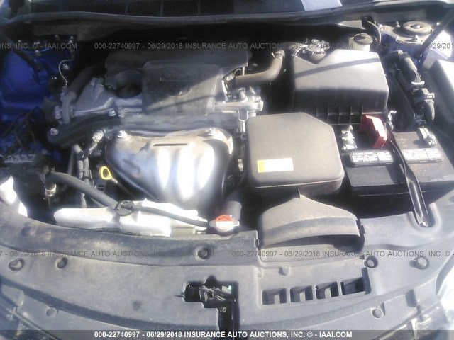 4T1BF1FKXGU508514 - 2016 TOYOTA CAMRY LE/XLE/SE/XSE PURPLE photo 10